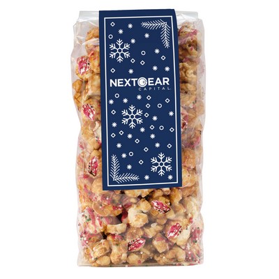 Contemporary Popcorn Gift Bag - Christmas Crunch Popcorn