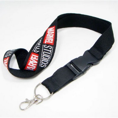 3/4 Woven Lanyard with Buckle Release