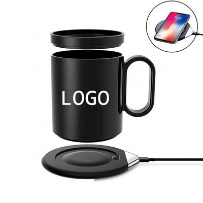 2in1 Design Wireless Charging Coffee Mug Warmer