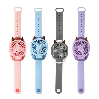 3 Speeds Adjustable Wrist Watch Fan