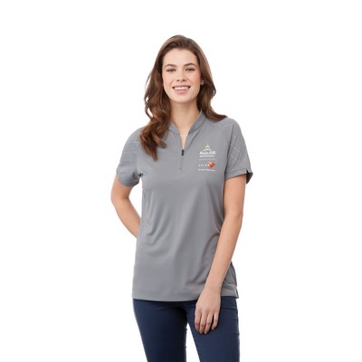 Women's HAKONE Short Sleeve Zip Up Polo