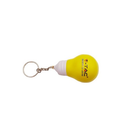 Electric Bulb Stress Ball w/Key Chain