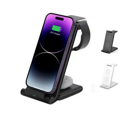 3 In 1 Foldable Wireless Charging