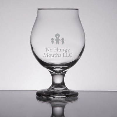 Deep Etched or Laser Engraved Libbey® 3807 13 oz. Belgian Beer / Tulip Glass