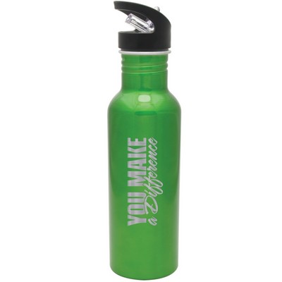 Laser Etched Bottle w/ Retractable Straw 27oz