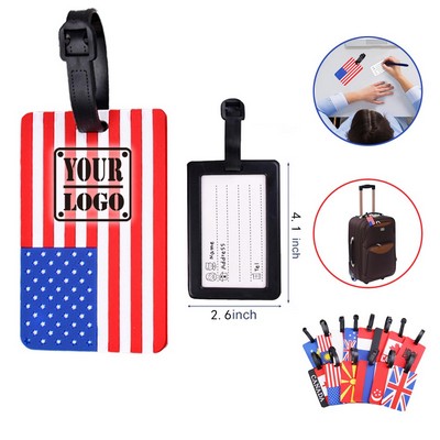 Adjustable Patriotic Luggage Tag