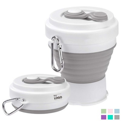 350ml Collapsible Travel Cup with Lid