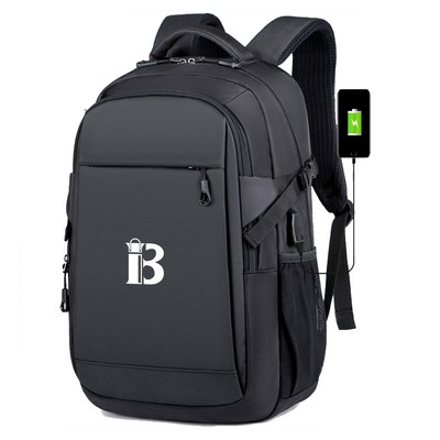 Nylon Backpack With USB Charging Port for Sports