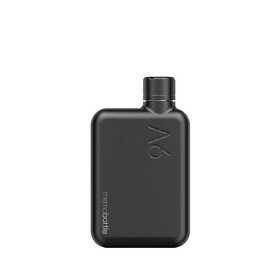 A6 memobottle (Stainless Steel) - Black