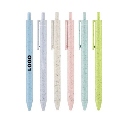 Recyclable Wheat Straw Gel Pen