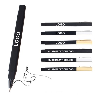 Classical rubberized Square Pen