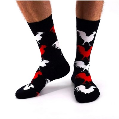 360 Fully Customizable Full Color Premium Mid-Calf Crew Socks