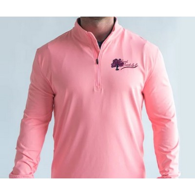 Men's Jacket - Men's Q-Zip - Pink