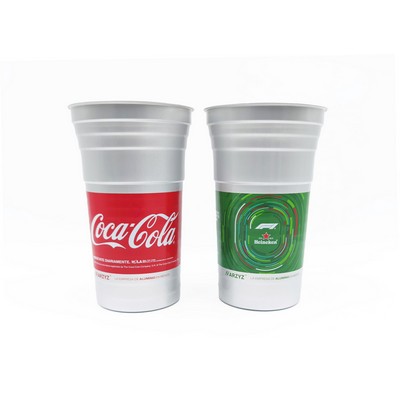 32oz Coated Aluminum Tumbler Beer Cup