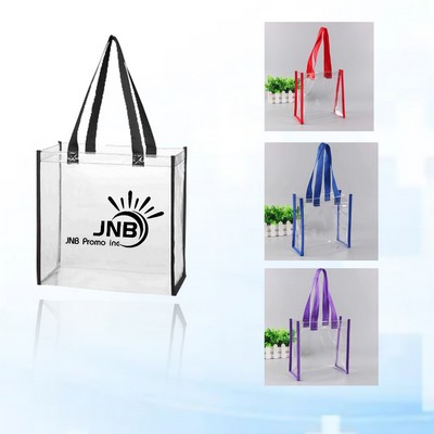 Transparent Vinyl Tote Bag