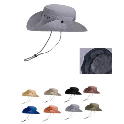 Outdoor Fishing Wide Brim Sun Bucket Hat