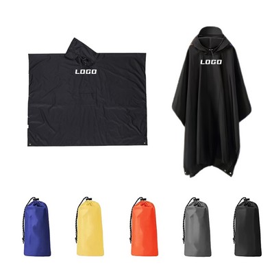 Hooded Rain Poncho MOQ20