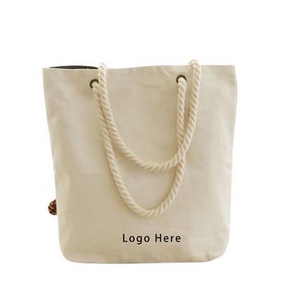 Hemp Rope Canvas Tote Bag