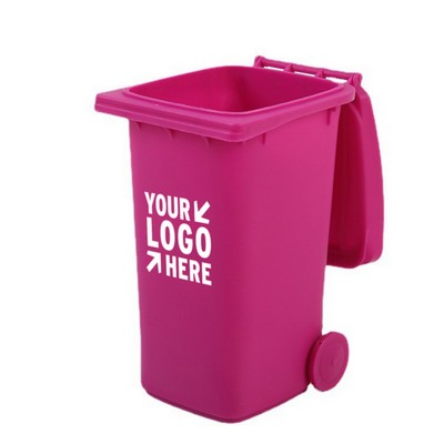 Mini Wheelie Bin Desktop Pen Holder