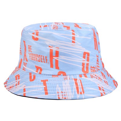 #4 Creative Letter Graffiti Pattern Basin Cap Bucket Hat