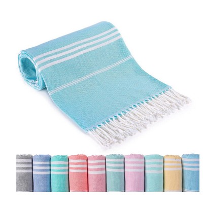 Tassels Turkish Cotton Beach Towel