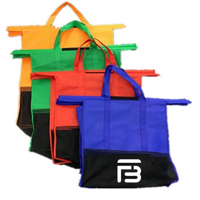 Reusable Folding Trolley Bags For Grocery Shopping Cart