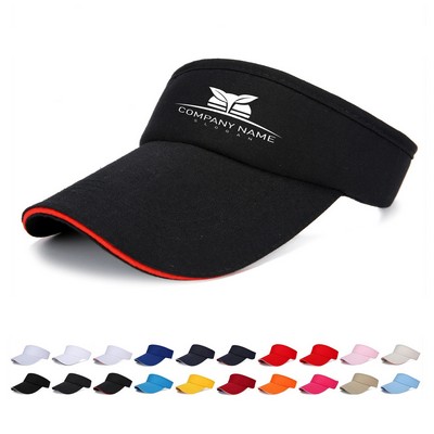 Sport Cotton Sun Visor