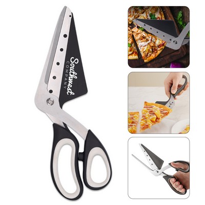 One-Handed Operation Pizza Scissor Cutter