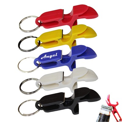 Shotgun Tool Bottle Opener Keychain