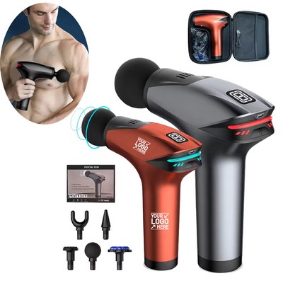 Custom Handheld Muscle Massager Deep Tissue with Special Ice Cooling Head