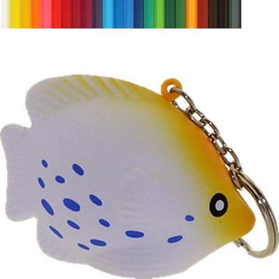 Cute Tropical Fish Stress Ball Keychain