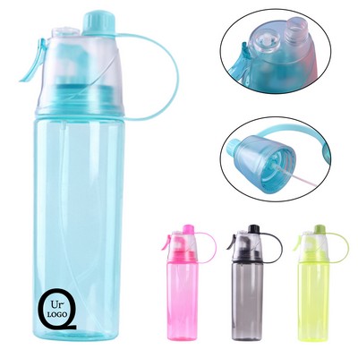 20Oz 2-In-1Drinking Spray Water Bottle