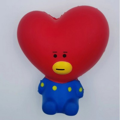 Slow-Rebound Heart-Shaped Head Stress Ball