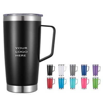 20oz Insulated Coffee Mug With Handle