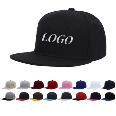 Cotton Hip Hop Flat Brim Hat