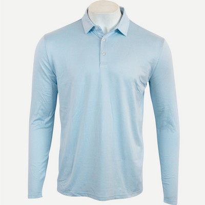 Gamer LS Polo - Sky Heather [A]