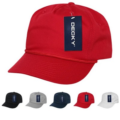 Decky Golf Hats w/Rope (Lot of 12)