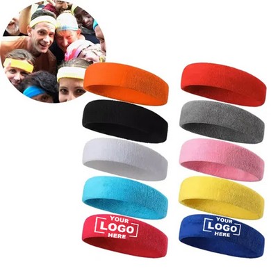 Sports Elastic Headband Sweatband for Men and Women