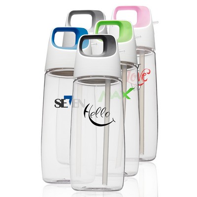 Accent Cube Water Bottles with Straw 27 oz