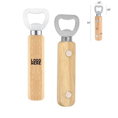 Stainless Steel Bottle Opener With Magnets