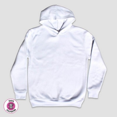 Adult Fleece Hoodie Sweatshirt- White or Natural - 100% Polyester - Neil & David®