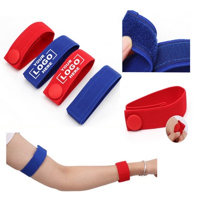 Red & Blue Medical Tourniquet Pair for Hemodialysis