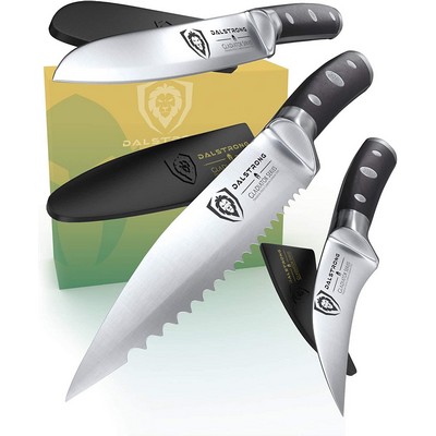 Dalstrong 3-Piece Complete Paring Knife Set - German Steel - Gladiator Series - Nsf Certified