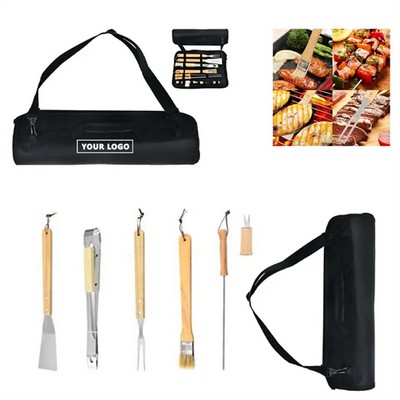 BBQ Tool Set with Convenient Polyester Carry Bag