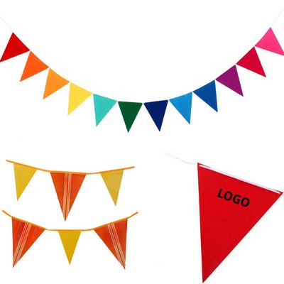 13ft PVC Colorful Pennant Banner Flags