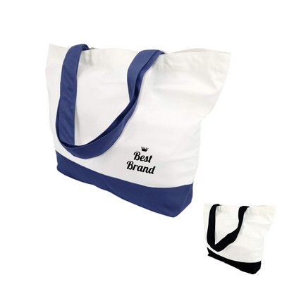 10 Oz Reusable Polyester cotton Canvas Tote Bag