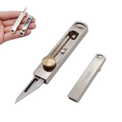 Compact Stainless Steel Mini Box Cutter Knife