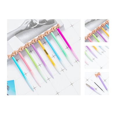 Vivid Color Bow-Shaped Metal Ballpoint Pen