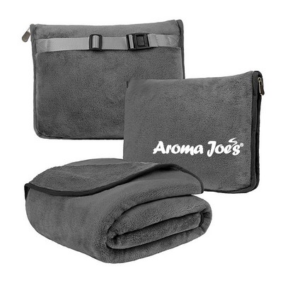 2 In 1 Airplane Travel Blanket