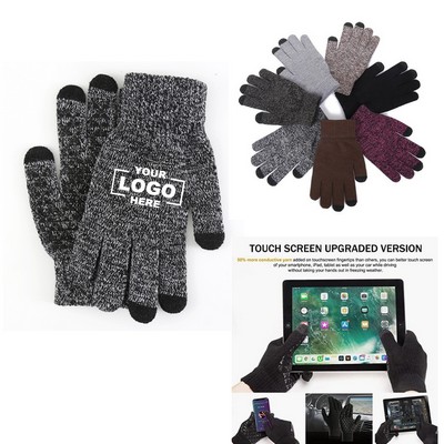 Non-Slip Warm Knit Gloves for Winter